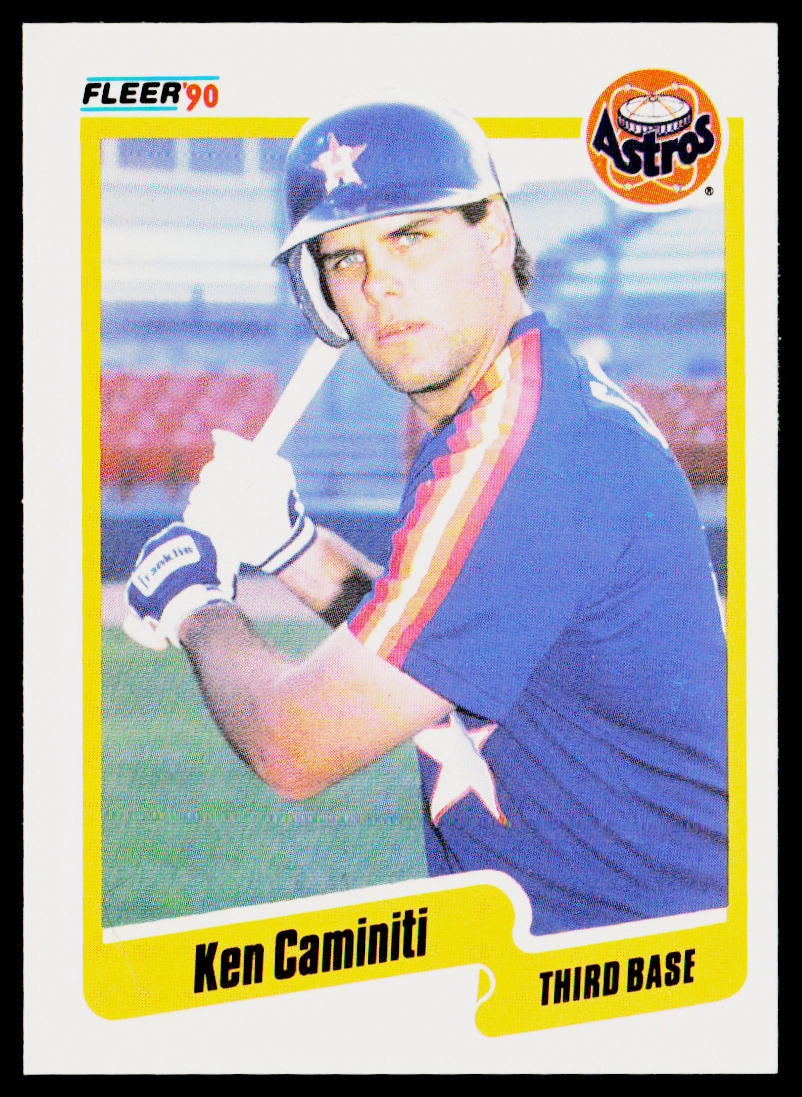 Ken Caminiti 1990 Fleer #225 Houston Astros