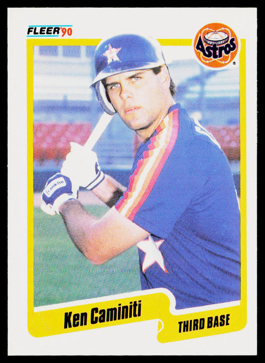 Ken Caminiti 1990 Fleer #225 Houston Astros