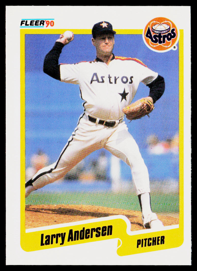 Larry Andersen 1990 Fleer #221 Houston Astros