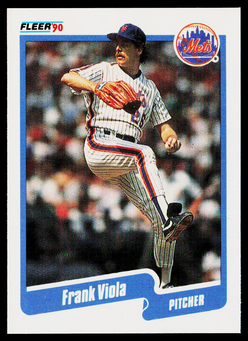 Frank Viola 1990 Fleer #219 New York Mets