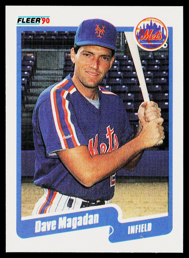 Dave Magadan 1990 Fleer #210 New York Mets