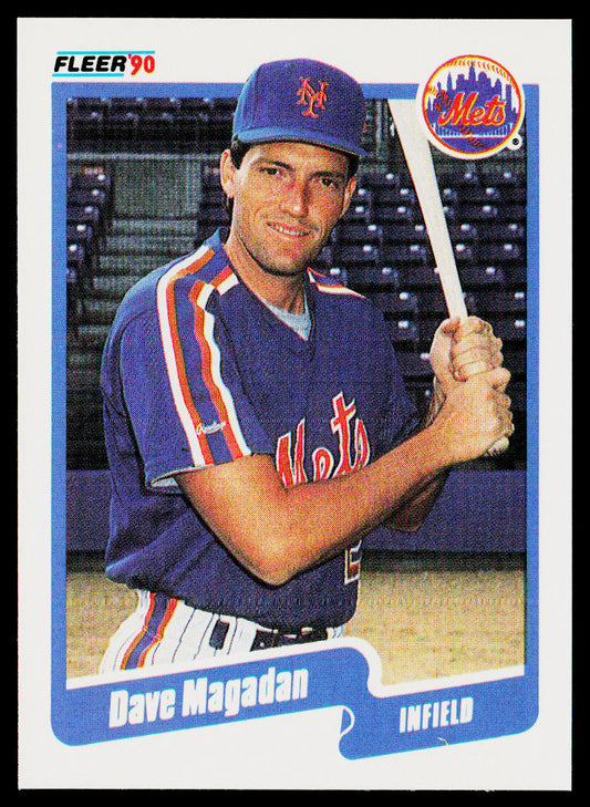 Dave Magadan 1990 Fleer #210 New York Mets
