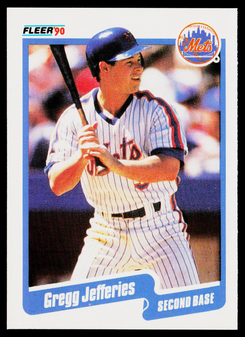 Gregg Jefferies 1990 Fleer #207 New York Mets