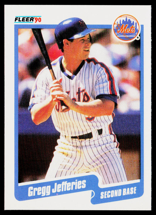 Gregg Jefferies 1990 Fleer #207 New York Mets