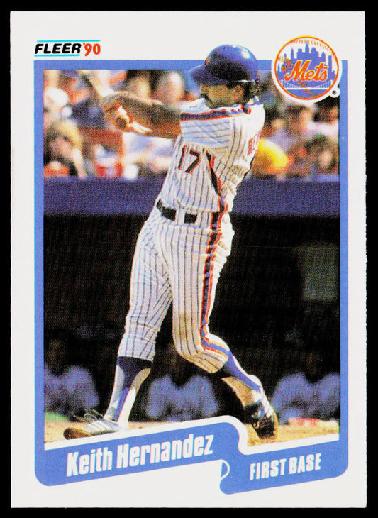 Keith Hernandez 1990 Fleer #205 New York Mets