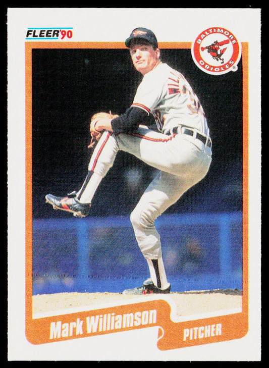 Mark Williamson 1990 Fleer #194 Baltimore Orioles