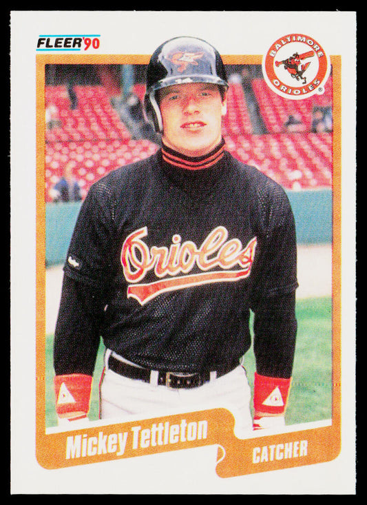 Mickey Tettleton 1990 Fleer #190b Baltimore Orioles