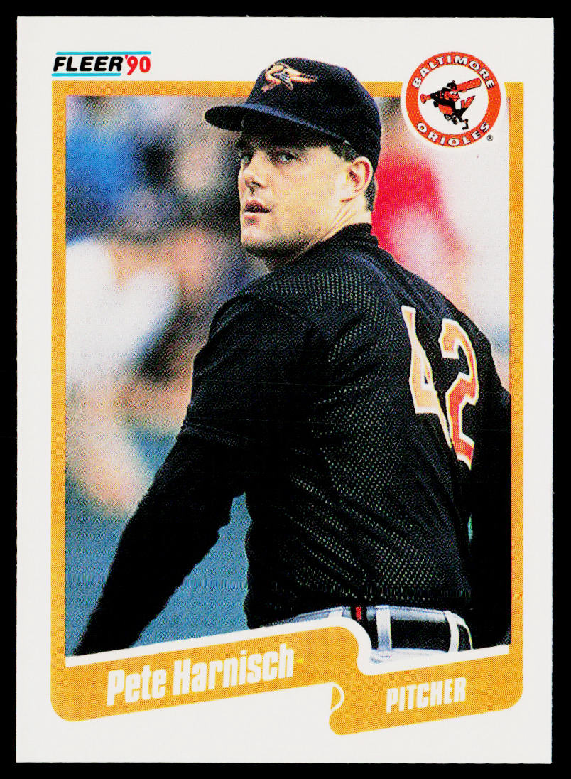 Pete Harnisch 1990 Fleer #177 Baltimore Orioles