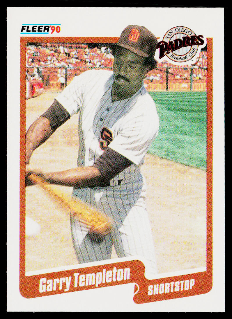 Garry Templeton 1990 Fleer #170 San Diego Padres