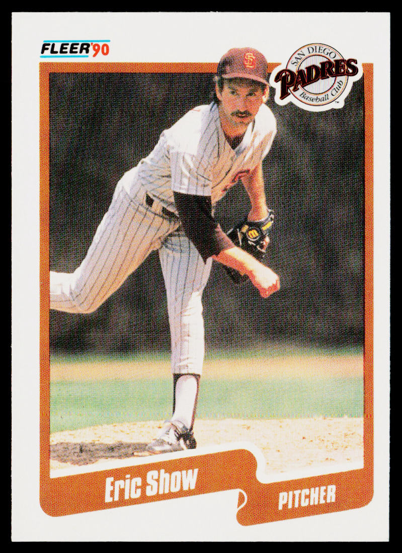 Eric Show 1990 Fleer #169 San Diego Padres