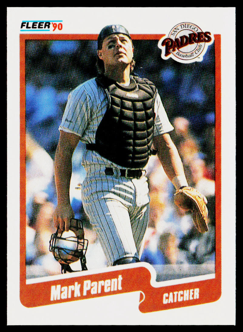 Mark Parent 1990 Fleer #164b San Diego Padres