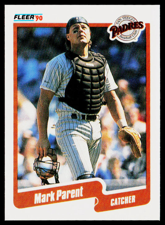 Mark Parent 1990 Fleer #164b San Diego Padres