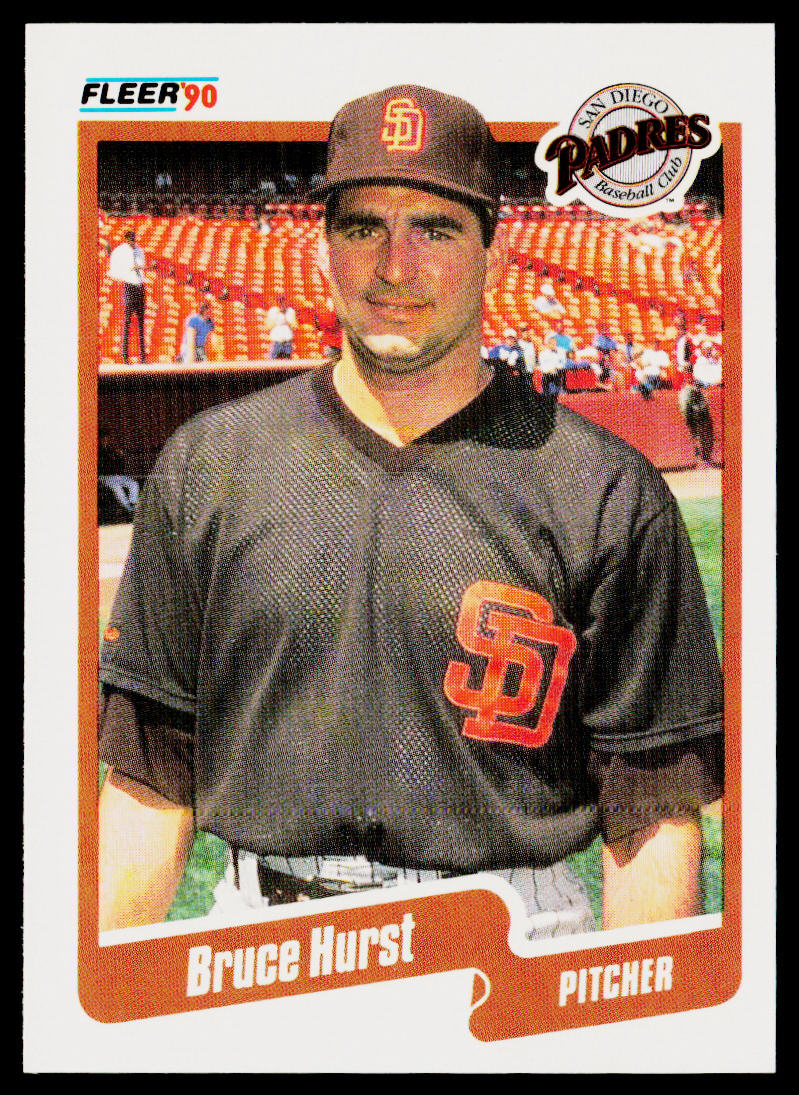 Bruce Hurst 1990 Fleer #159 San Diego Padres