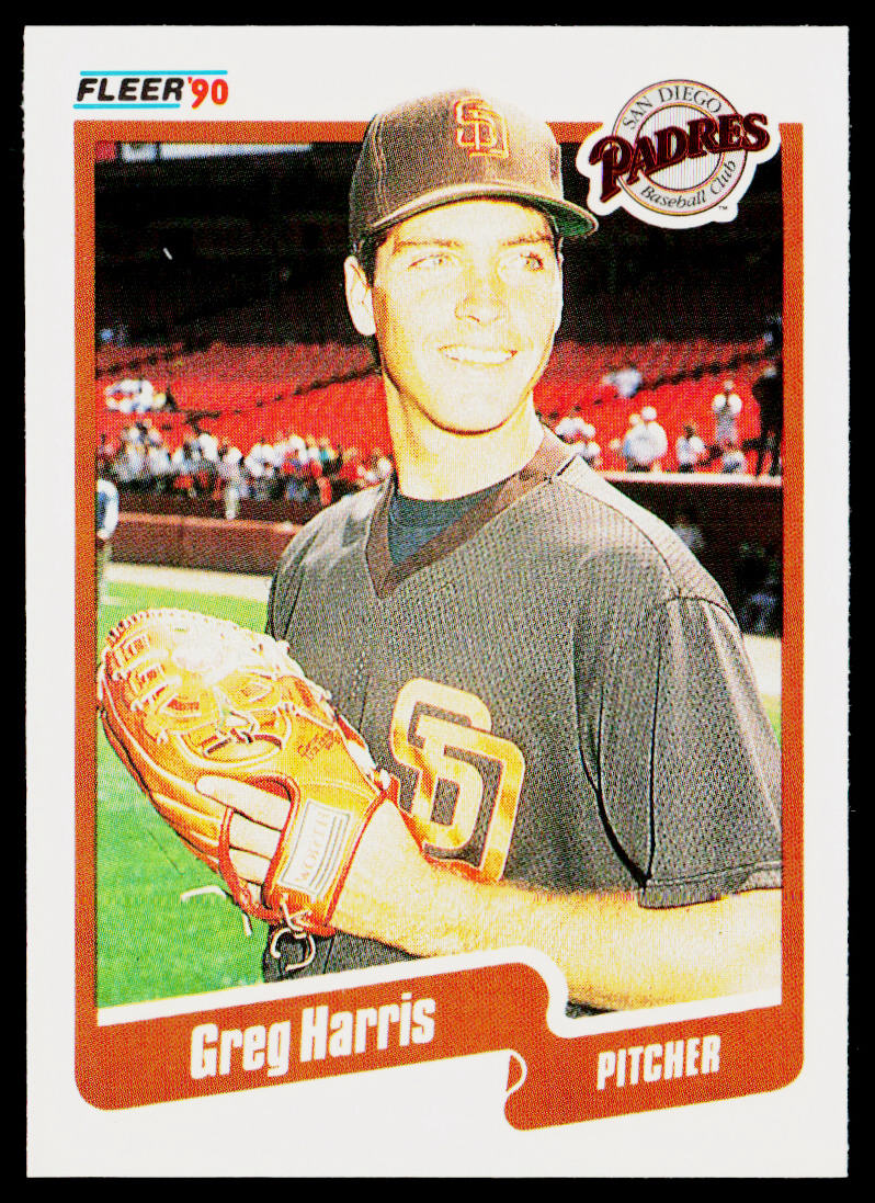 Greg Harris 1990 Fleer #158 San Diego Padres