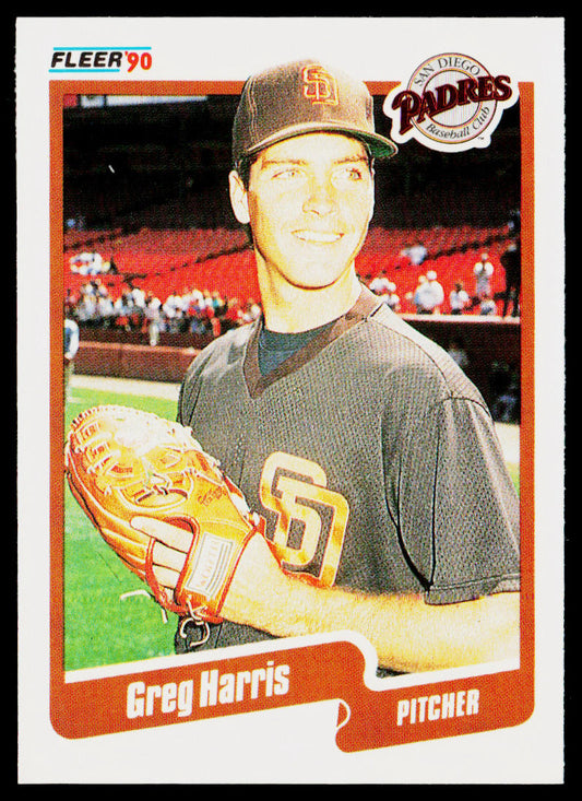 Greg Harris 1990 Fleer #158 San Diego Padres