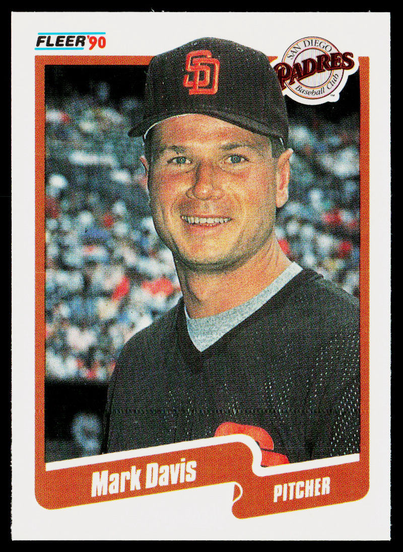 Mark Davis 1990 Fleer #155 San Diego Padres