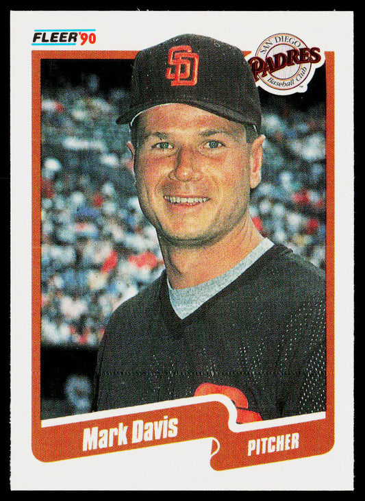 Mark Davis 1990 Fleer #155 San Diego Padres