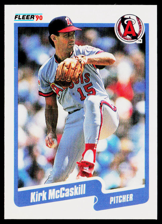 Kirk McCaskill 1990 Fleer #138 California Angels