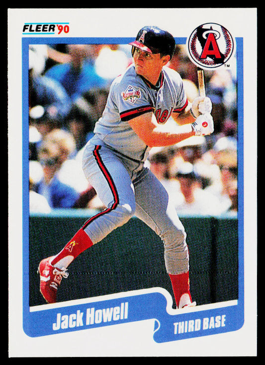 Jack Howell 1990 Fleer #135 California Angels