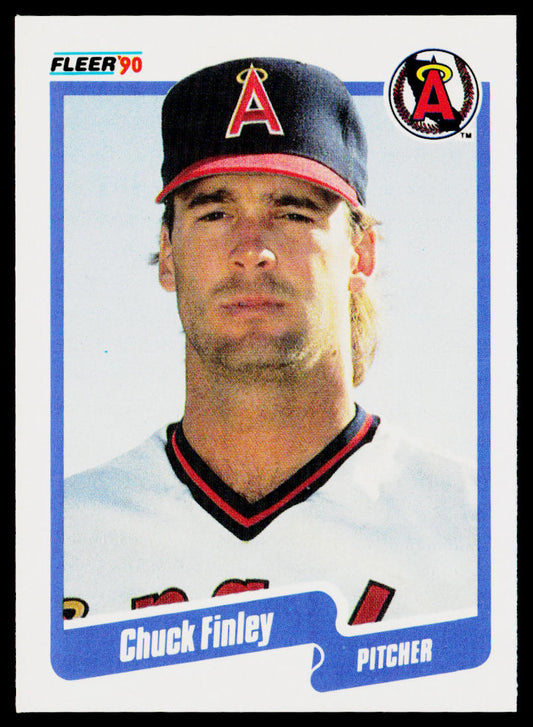 Chuck Finley 1990 Fleer #132b California Angels