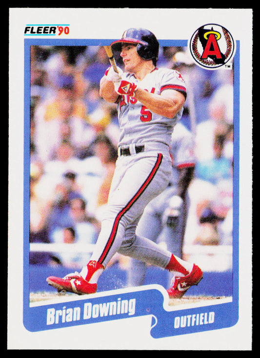 Brian Downing 1990 Fleer #130 California Angels