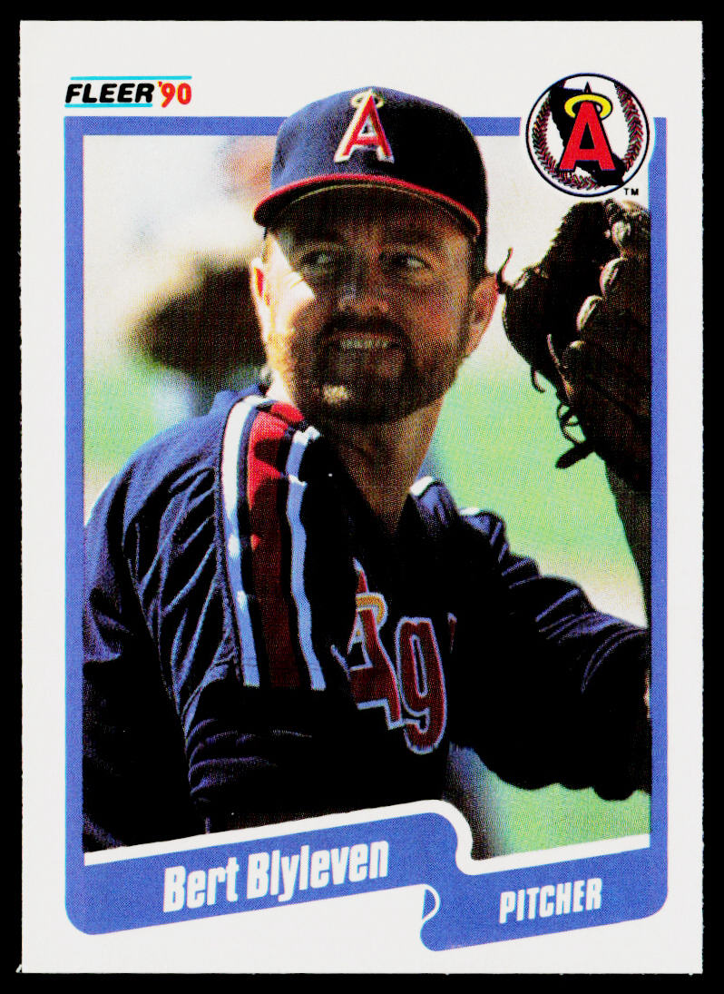 Bert Blyleven 1990 Fleer #128 California Angels