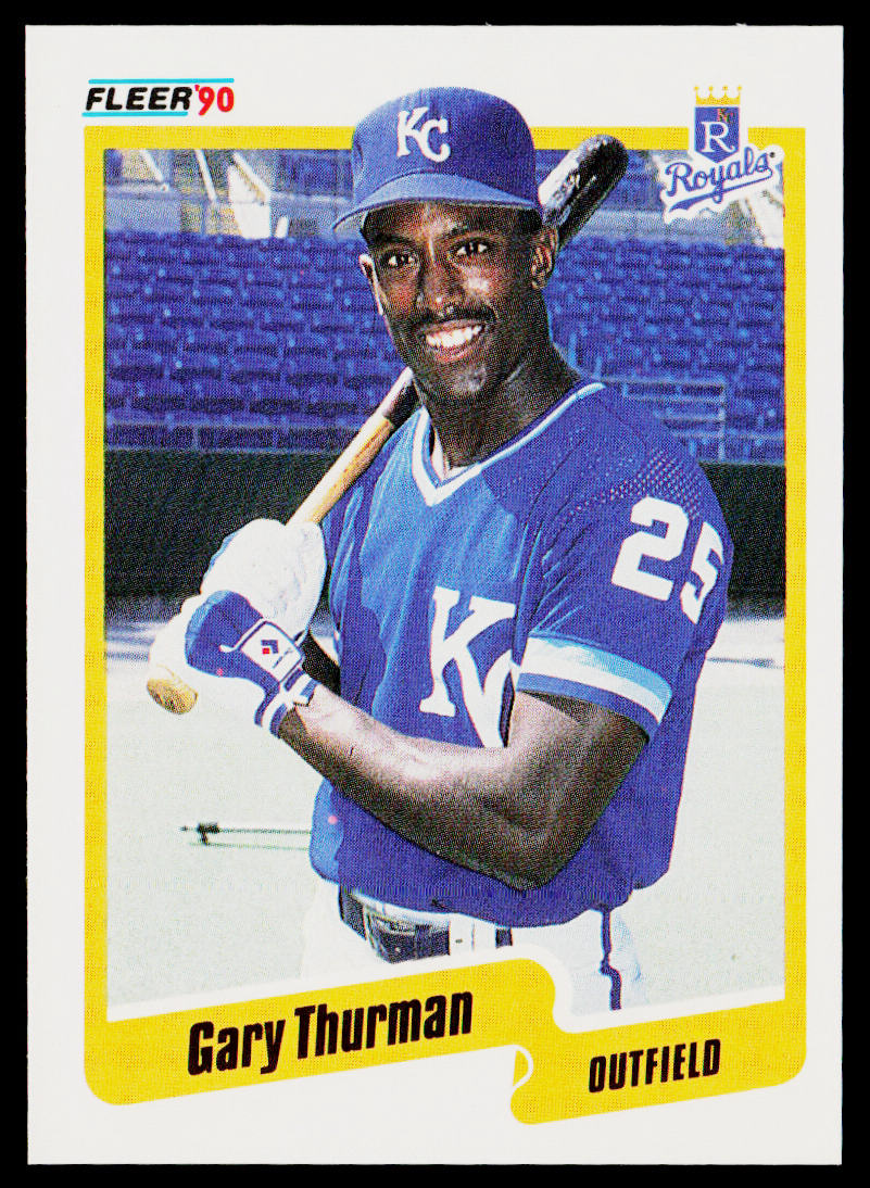Gary Thurman 1990 Fleer #121 Kansas City Royals