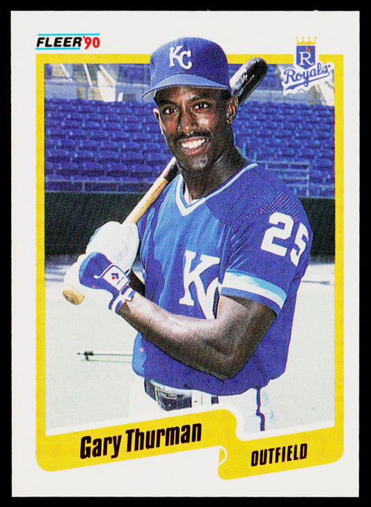 Gary Thurman 1990 Fleer #121 Kansas City Royals