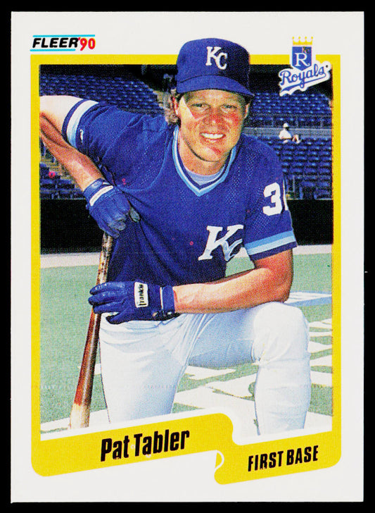 Pat Tabler 1990 Fleer #119b Kansas City Royals