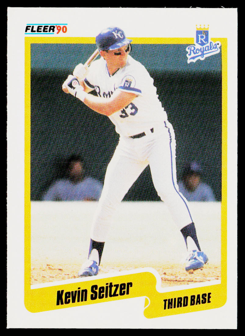 Kevin Seitzer 1990 Fleer #117 Kansas City Royals