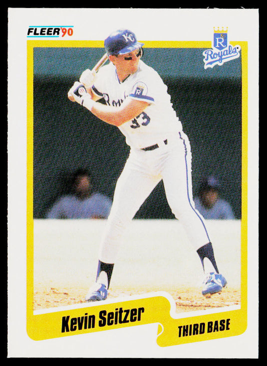 Kevin Seitzer 1990 Fleer #117 Kansas City Royals