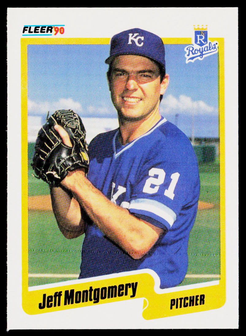 Jeff Montgomery 1990 Fleer #115b Kansas City Royals