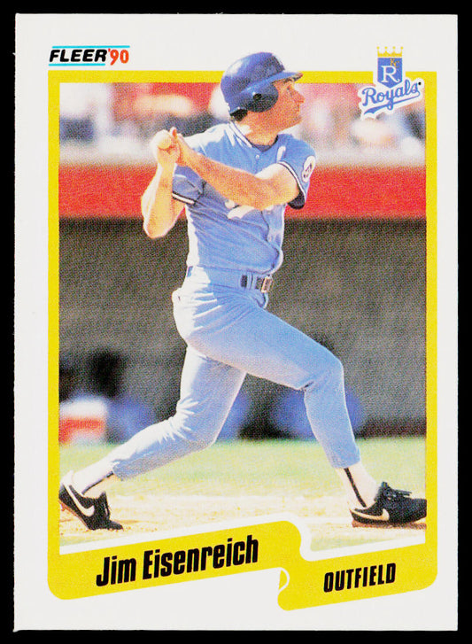 Jim Eisenreich 1990 Fleer #106 Kansas City Royals