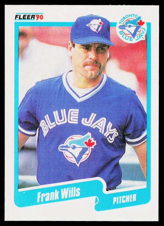 Frank Wills 1990 Fleer #98b Toronto Blue Jays