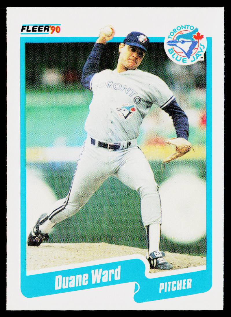 Duane Ward 1990 Fleer #95 Toronto Blue Jays