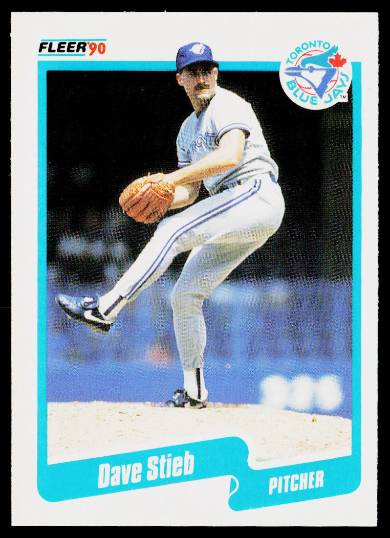Dave Stieb 1990 Fleer #93 Toronto Blue Jays