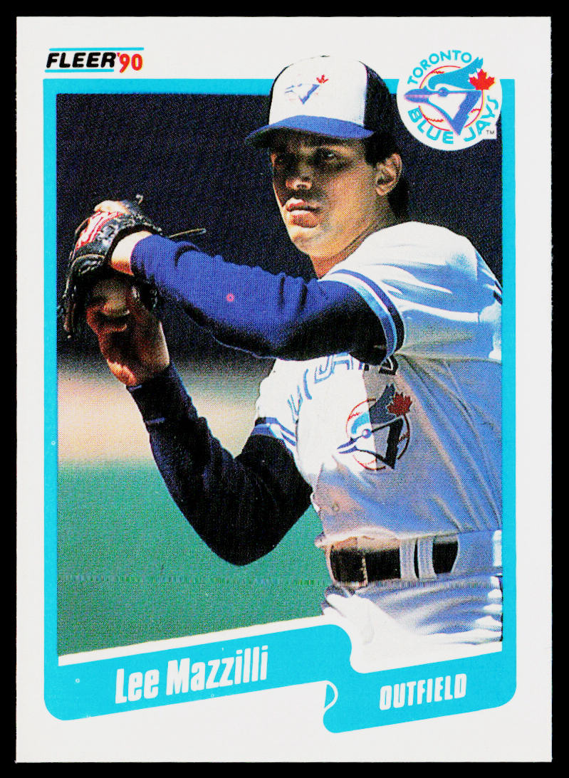 Lee Mazzilli 1990 Fleer #88 Toronto Blue Jays