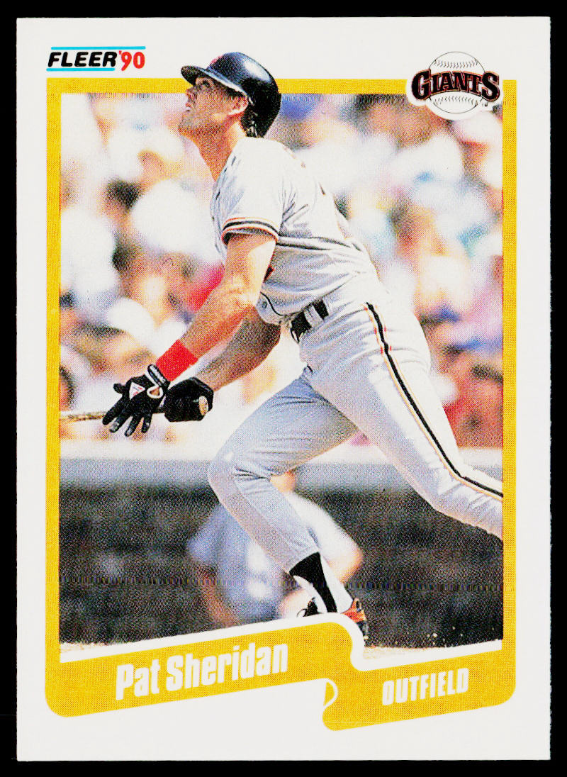 Pat Sheridan 1990 Fleer #71 San Francisco Giants
