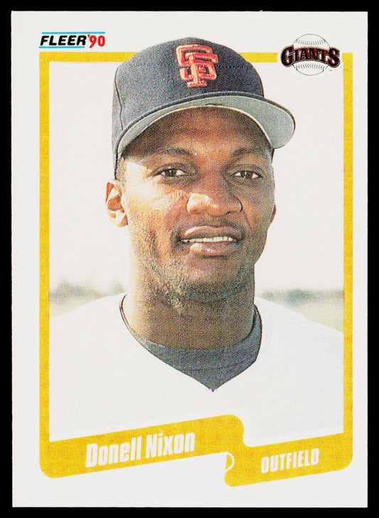 Donell Nixon 1990 Fleer #66b San Francisco Giants