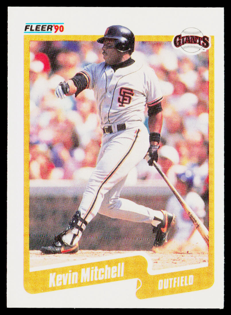 Kevin Mitchell 1990 Fleer #65 San Francisco Giants