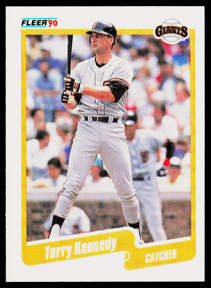 Terry Kennedy 1990 Fleer #58 San Francisco Giants