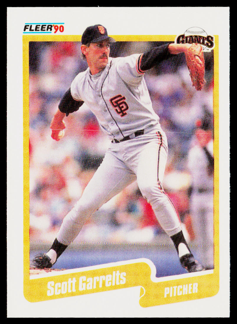 Scott Garrelts 1990 Fleer #56 San Francisco Giants