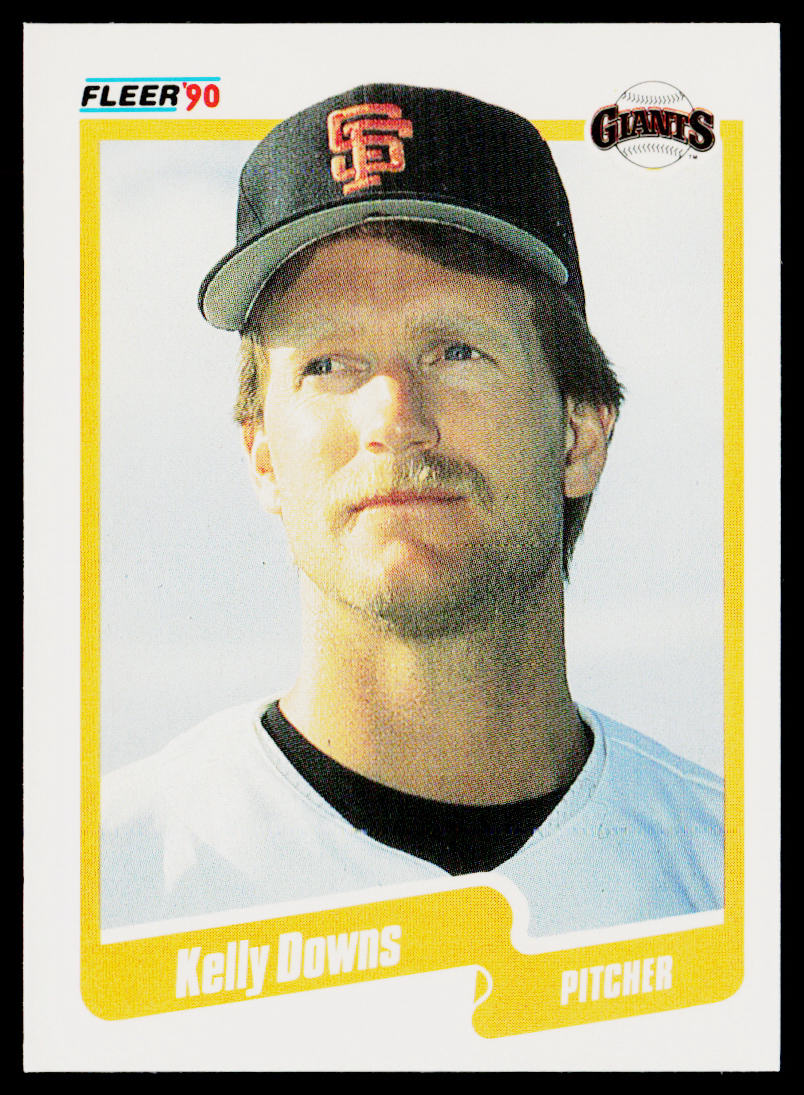 Kelly Downs 1990 Fleer #55b San Francisco Giants