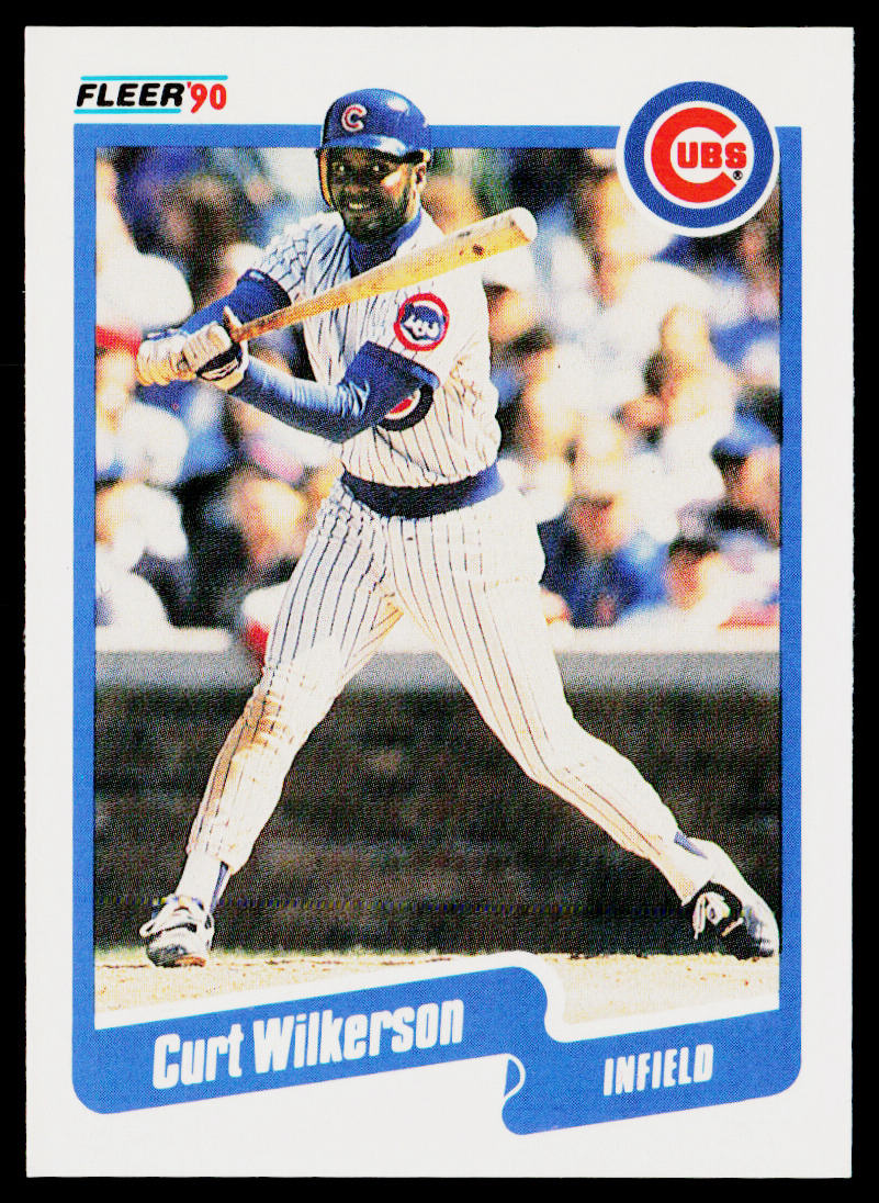 Curt Wilkerson 1990 Fleer #46 Chicago Cubs