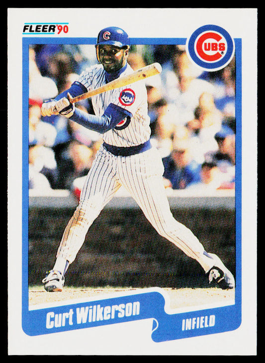 Curt Wilkerson 1990 Fleer #46 Chicago Cubs