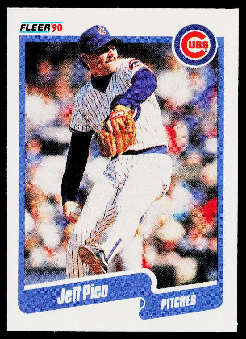 Jeff Pico 1990 Fleer #39 Chicago Cubs