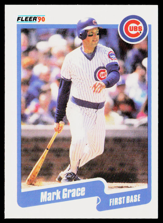Mark Grace 1990 Fleer #32 Chicago Cubs