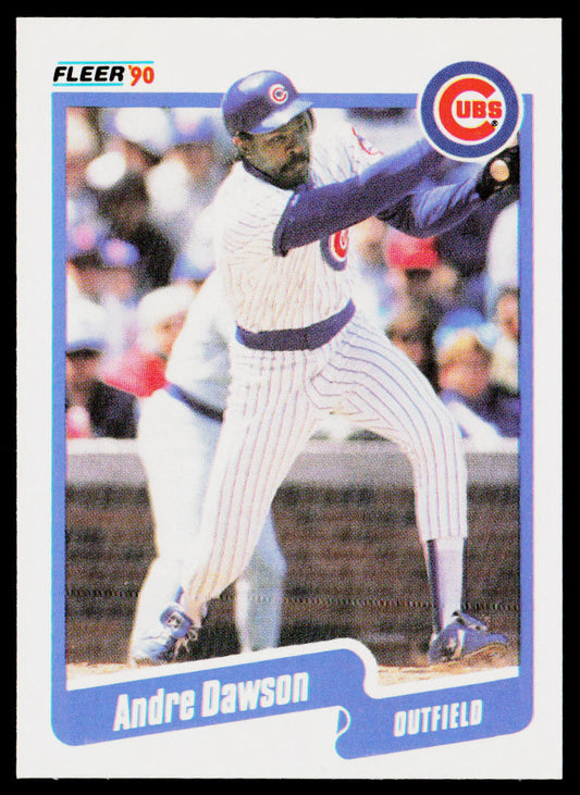 Andre Dawson 1990 Fleer #29b Chicago Cubs