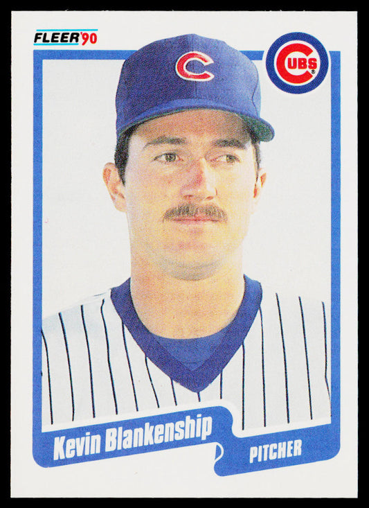 Kevin Blankenship 1990 Fleer #28 Chicago Cubs
