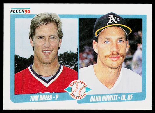 Tom Drees / Dann Howitt MLP, RC 1990 Fleer #644 RC